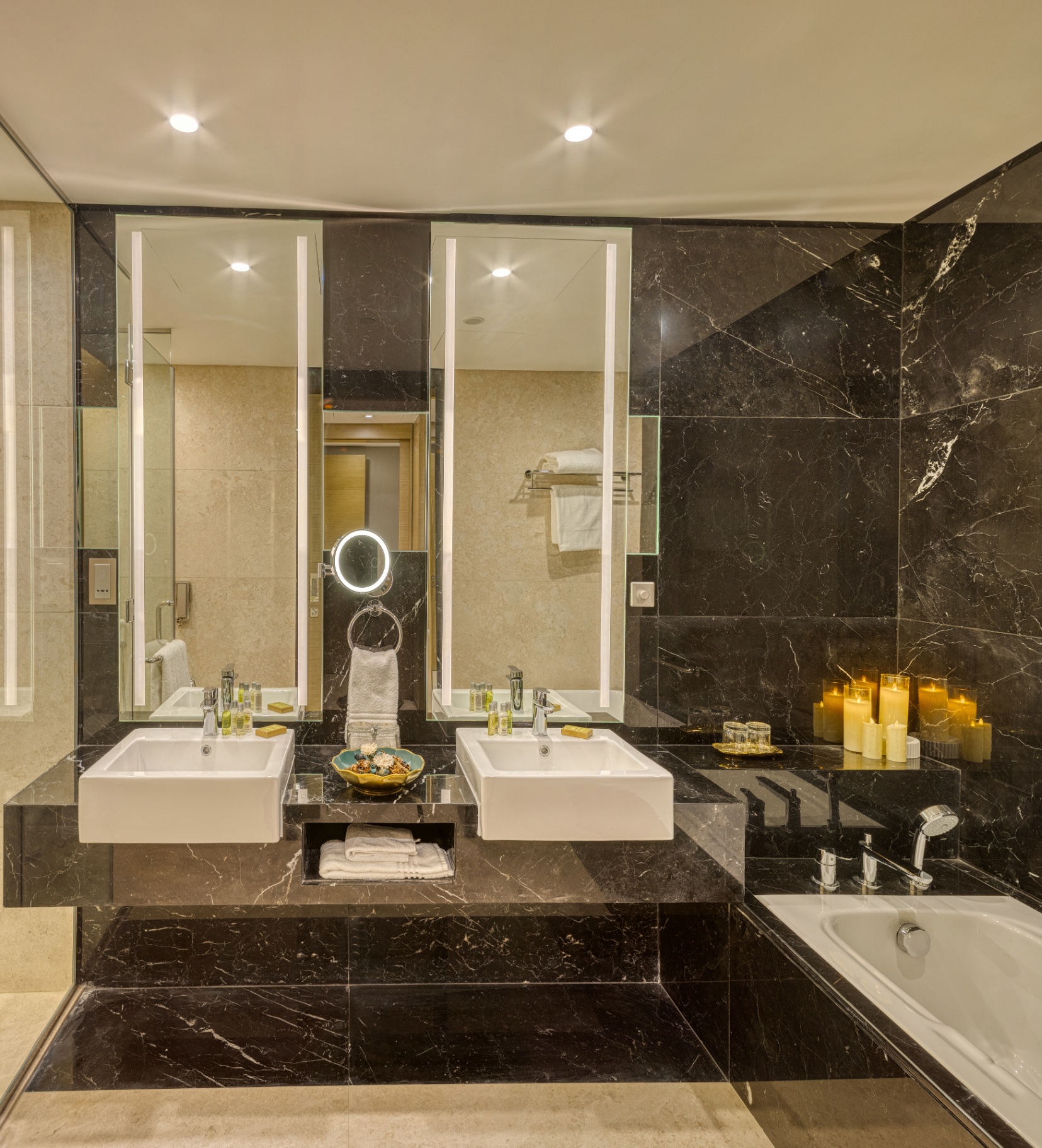 Black Marble Bathroom