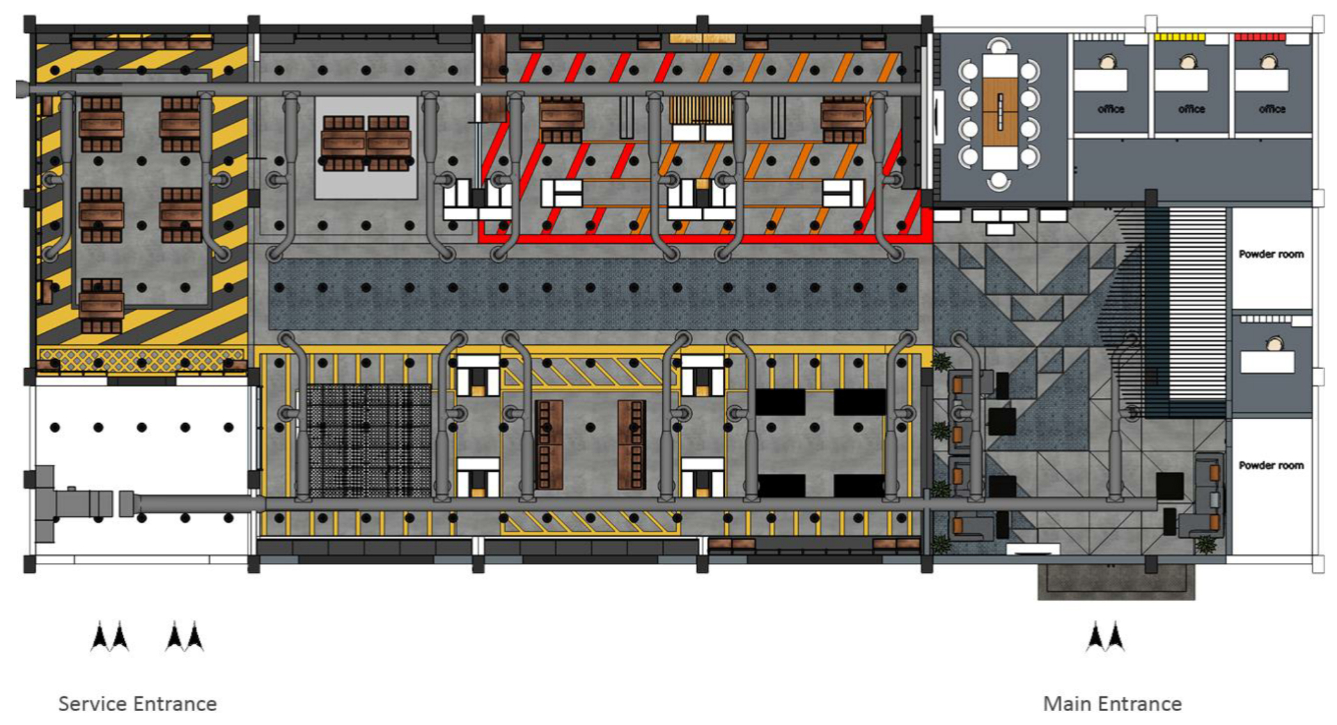 Conceptual project — Layout plan & concept design