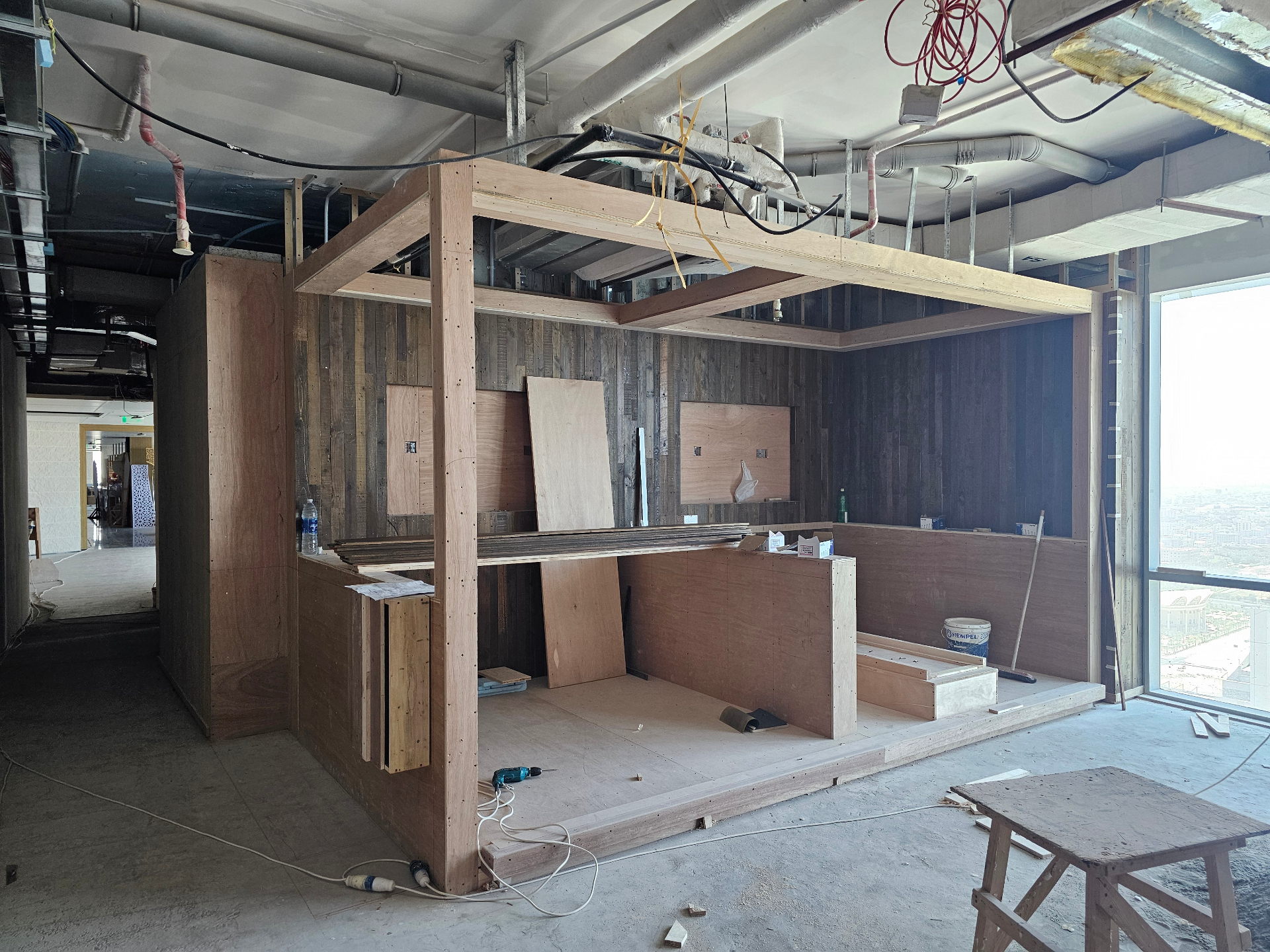 Construction site in progress